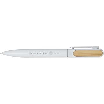 Blanca recycled aluminium ballpoint pen White