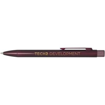 Beatriz recycled brass ballpoint pen Burgundy