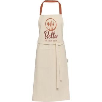 Nia 200 g/m² recycled cotton apron Brick