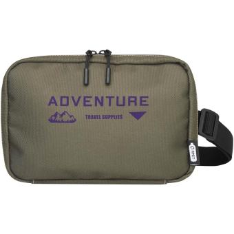 Roam GRS recycled modular toiletry bag Green