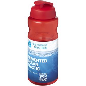 H2O Active® Eco Big Base 1L Sportflasche mit Klappdeckel Rot