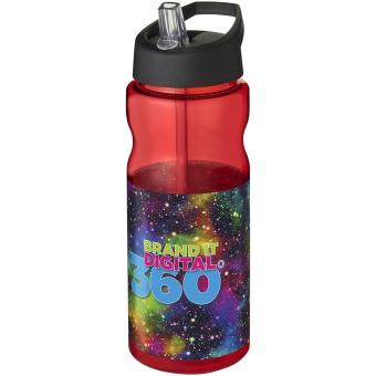 H2O Active® Base Tritan™ 650 ml spout lid sport bottle Red/black