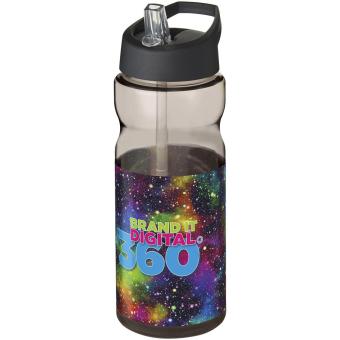 H2O Active® Base Tritan™ 650 ml Sportflasche mit Ausgussdeckel, schwarz Schwarz,kohle