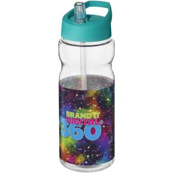 H2O Active® Base Tritan™ 650 ml Sportflasche mit Ausgussdeckel Transparent hellblau