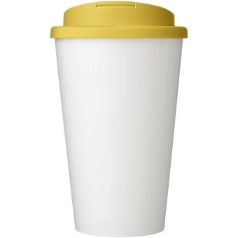 Brite-Americano® Eco 350 ml spill-proof insulated tumbler Yellow