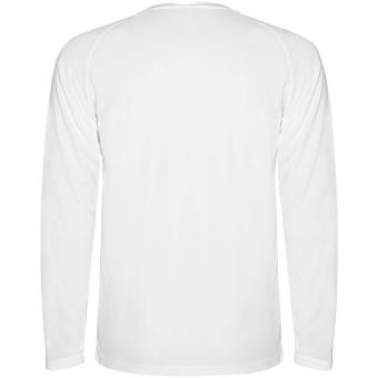 Montecarlo Langarm-Sport-Shirt für Kinder, weiß Weiß | 4