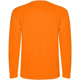 Montecarlo long sleeve kids sports t-shirt, fluor orange Fluor orange | 4