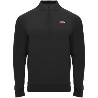 Epiro long sleeve kids quarter zip sweatshirt, black Black | 4