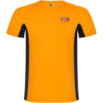 Shanghai short sleeve kids sports t-shirt, orange Orange | 4