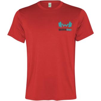 Slam short sleeve men's sports t-shirt, red Red | L