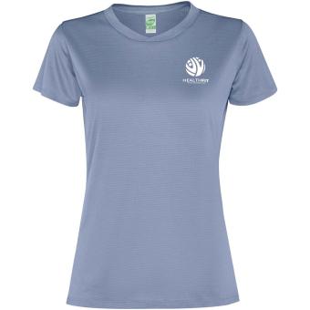 Slam short sleeve women's sports t-shirt, zen blue Zen blue | L