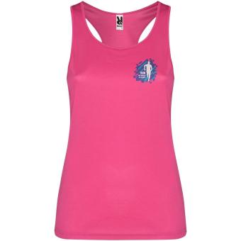 Shura women's sports vest, rosette Rosette | L