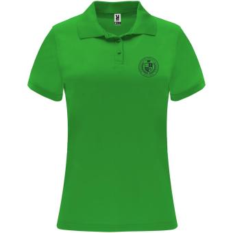 Monzha short sleeve women's sports polo, fern green Fern green | L