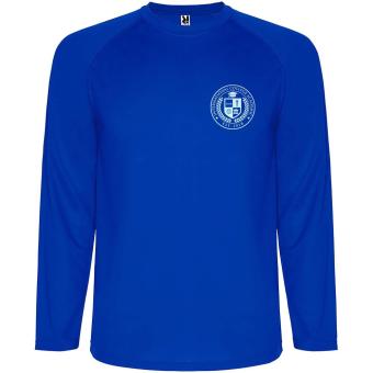 Montecarlo Langarm Sport-Shirt für Männer, Blau Blau | L