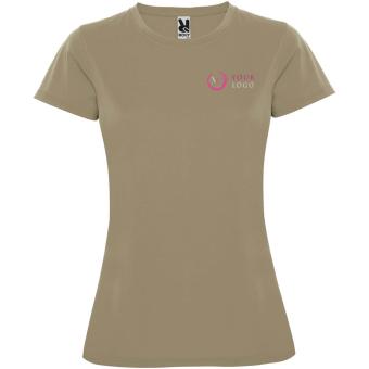 Montecarlo short sleeve women's sports t-shirt, dark sand Dark sand | L