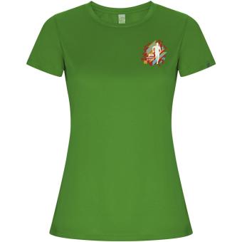 Imola short sleeve women's sports t-shirt, fern green Fern green | L