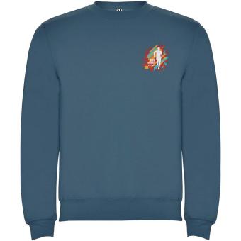 Clasica Sweatshirt mit Rundhalsausschnitt Unisex, blau Blau | XS