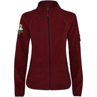 Luciane women's full zip fleece jacket, garnet Garnet | L