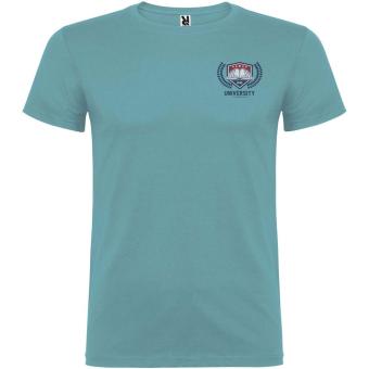 Beagle short sleeve men's t-shirt, dusty blue Dusty blue | XS