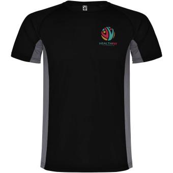 Shanghai short sleeve men's sports t-shirt, black Black | L