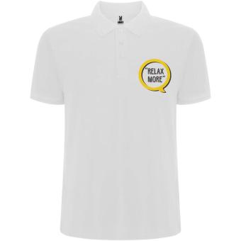 Pegaso Premium Poloshirt für Herren, weiß Weiß | L