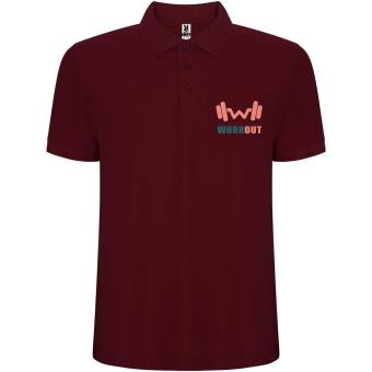 Pegaso Premium Poloshirt für Herren, Granat Granat | 2XL