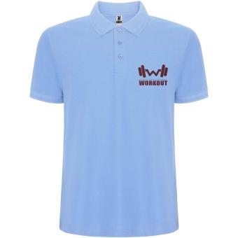 Pegaso Premium short sleeve men's polo, skyblue Skyblue | L