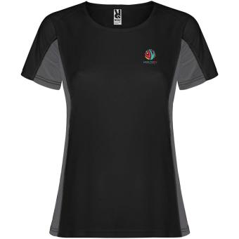 Shanghai short sleeve women's sports t-shirt, black Black | L