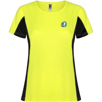 Shanghai short sleeve women's sports t-shirt, yellow Yellow | L