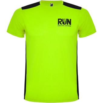 Detroit short sleeve unisex sports t-shirt, lime,black Lime,black | L