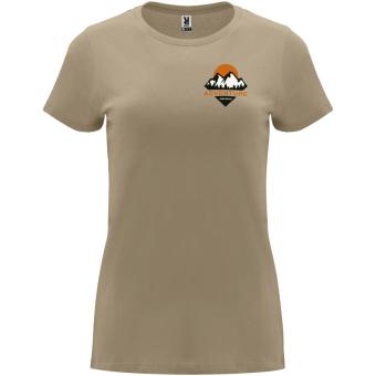 Capri short sleeve women's t-shirt, sand Sand | 3XL