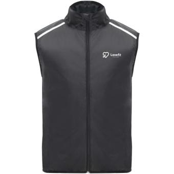 Jannu leichte Laufweste Unisex, schwarz Schwarz | XS