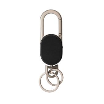 XD Collection Keyfinder keychain with worldwide locating and USB C Black/silver