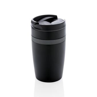 XD Xclusive Sierra leak proof vacuum coffee tumbler Black/silver