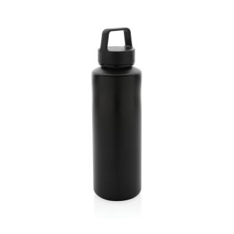 XD Collection Wasserflasche mit Henkel aus RCS rPP Schwarz