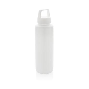 XD Collection RCS certified recycled PP water bottle with handle White