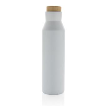 XD Collection Gaia RCS certified recycled stainless steel vacuum bottle White