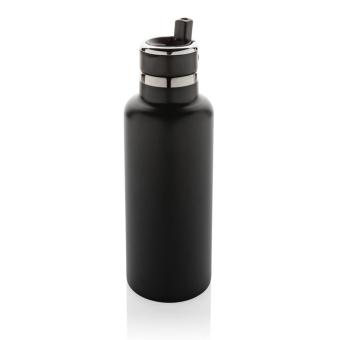 XD Collection Hydro RCS recycled stainless steel vacuum bottle with spout Black