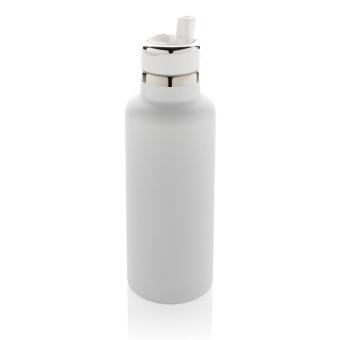 XD Collection Hydro RCS recycled stainless steel vacuum bottle with spout White