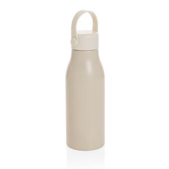 XD Collection Pluto Flasche aus RCS-zertifiziert recyceltem Alu 680ml Beige