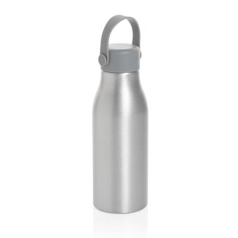 XD Collection Pluto RCS Certified recycled aluminium bottle 680ml Silver