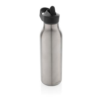 Avira Ara RCS Re-Steel Fliptop Wasserflasche 500ml Silber