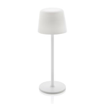 XD Collection Zenic RCS recycled plastic USB re-chargable table lamp White