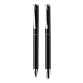 Swiss Peak Cedar RCS certified recycled aluminum pen set Black