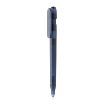 XD Collection Devin transparenter Stift aus GRS zertifiziertem rABS Navy