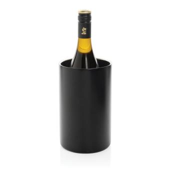 XD Collection Vino RCS certified recycled stainless steel wine bucket Black