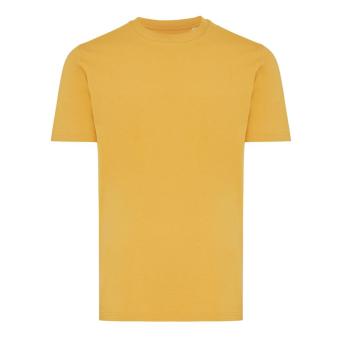 Iqoniq Brett recycled cotton t-shirt, ocher yellow Ocher yellow | XS