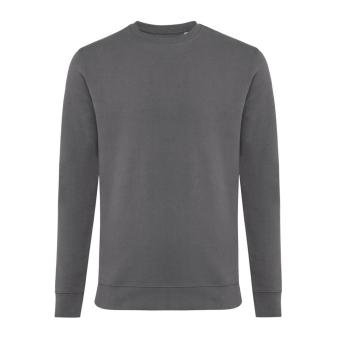 Iqoniq Zion Rundhals-Sweater aus recycelter Baumwolle, anthrazit Anthrazit | XXS