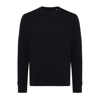 Iqoniq Etosha lightweight recycled cotton crew neck, black Black | XXS