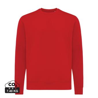 Iqoniq Etosha lightweight recycled cotton crew neck, red Red | XXS